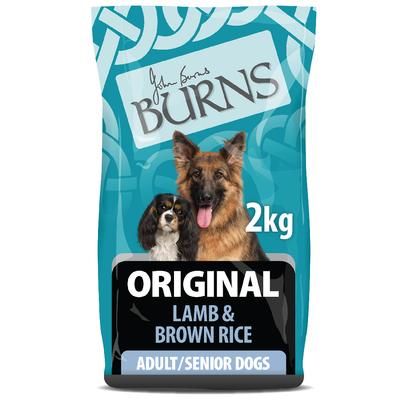 2kg Lamb & Brown Rice Adult/Senior Original Burns Dry Dog Food