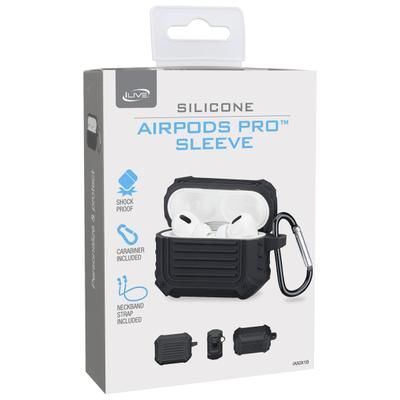 Ilive Airpods Pro Sleeve With Carabiner, Black, Ia50X1B