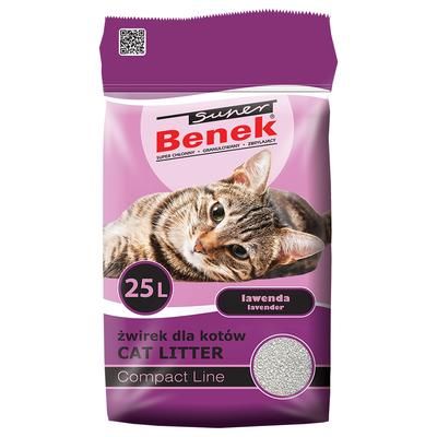 25l Lavender Compact Super Benek Cat Litter