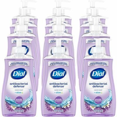Dial Antibacterial Defense Liquid Hand Soap, 11 fl oz, 12/Carton (DIA20934CT)