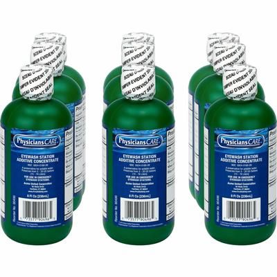 First Aid Only Eyewash Additive Concentrate, 8 fl oz, 12/Carton (FAO90496CT)