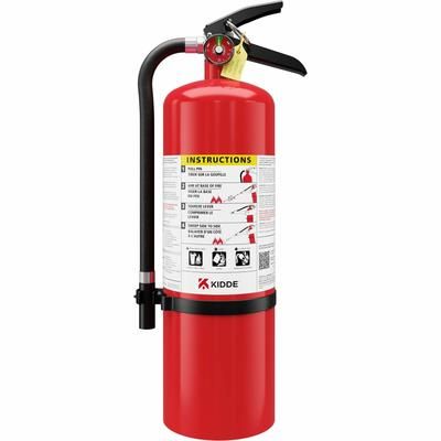 Kidde Pro 10 MP-1 Fire Extinguisher, 10 lb Capacity, A: Common Combustibles, B: Flammable Liquids, C: Live Electrical Equipment (KID21032149)