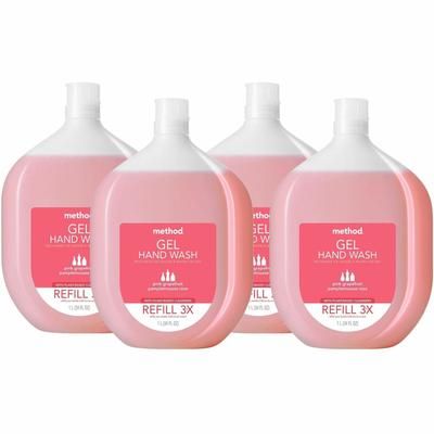 Method Pink Grapefruit Gel Hand Wash, Pink Grapefruit Scent, 12 fl oz, 6/Carton (MTH327772CT)
