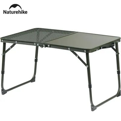 Naturehike MDF Camping Table Ultralight Folding Desk Table Height Adjustable Foldable Outdoor Small Table Coffee Picnic Tables