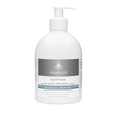 Sapone liquido con nanosilver e argilla bianca Pharmedis 500 ml