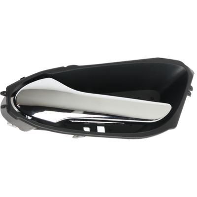 Replacement Interior Door Handle Chrome, Front or Rear, Driver Side, 1-year unlimited-mileage warranty RC46210006