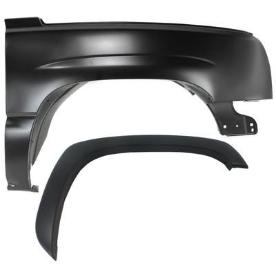 Replacement Fender Steel Primed, Front, Passenger Side, 1-year unlimited-mileage warranty KIT-061117-31