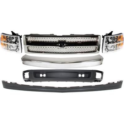 Replacement Grille Assembly Plastic Chrome Grille, 1-year unlimited-mileage warranty KIT-050317-63