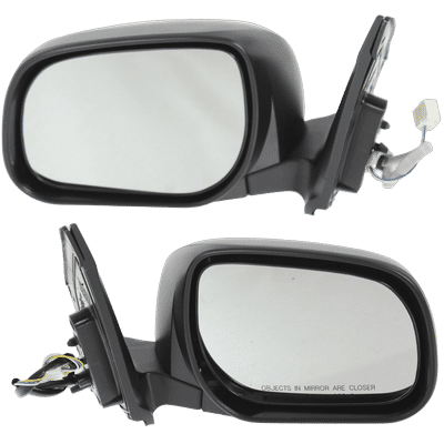 Kool Vue Mirror Textured Black, Driver & Passenger Side, 1-year limited warranty SET-TY188ER