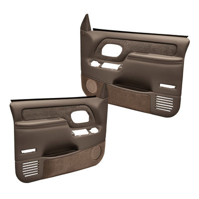 Coverlay Door Trim Panel Dark Brown Replacement Series, Front, Driver & Passenger Side, Lifetime limited warranty 18-59F-DBR