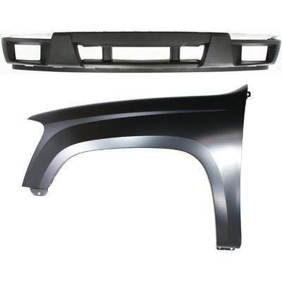 Replacement Fender Steel Primed, Front, Driver Side, 1-year unlimited-mileage warranty KIT-121717-21