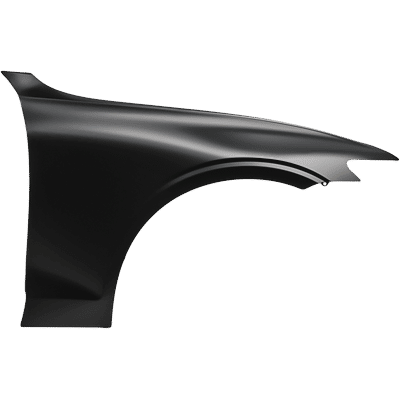 Replacement Fender Steel Primed, Front, Passenger Side, 1-year unlimited-mileage warranty RV22010021