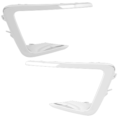 Replacement Grille Trim Chrome, Driver & Passenger Side, 1-year unlimited-mileage warranty SET-RF01540001