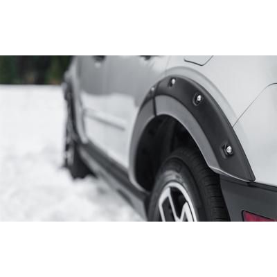 Bushwacker Fender Flares Plastic Matte Black Pocket Style Series, Front & Rear, Driver Passenger Side, 20952-02