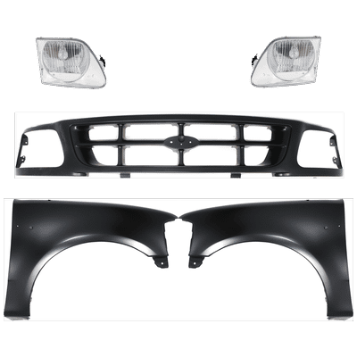 Replacement Fender Steel Primed, Front, Driver & Passenger Side, 1-year unlimited-mileage warranty KIT-022423-868