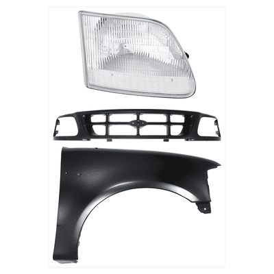 Replacement Grille Assembly Plastic Black Grille, 1-year unlimited-mileage warranty KIT-022423-86701