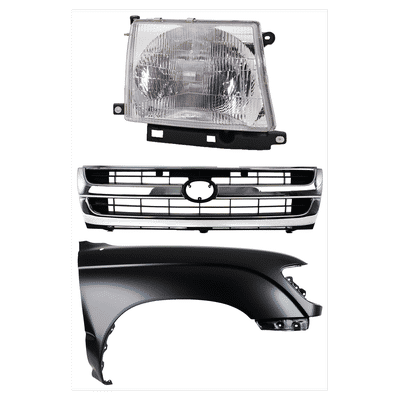 Replacement Fender Steel Primed, Front, Passenger Side, 1-year unlimited-mileage warranty KIT-031323-16201