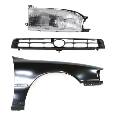 Replacement Fender Steel Primed, Front, Passenger Side, 1-year unlimited-mileage warranty KIT-031323-7201