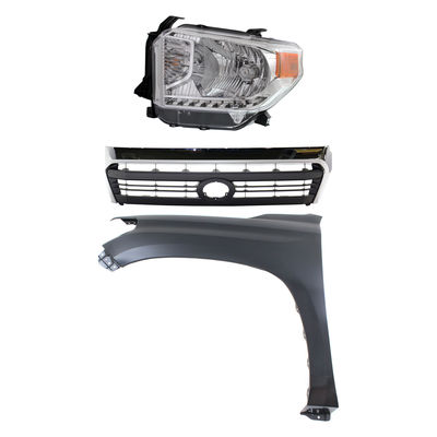 Replacement Grille Assembly Plastic Painted Gray Grille, 1-year unlimited-mileage warranty KIT-031323-42902