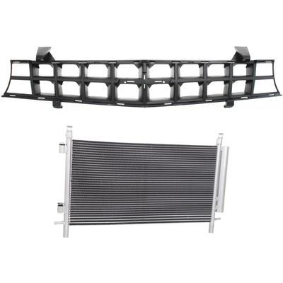 Replacement Grille Assembly Plastic Textured Black Grille, 1-year unlimited-mileage warranty KIT-112423-02