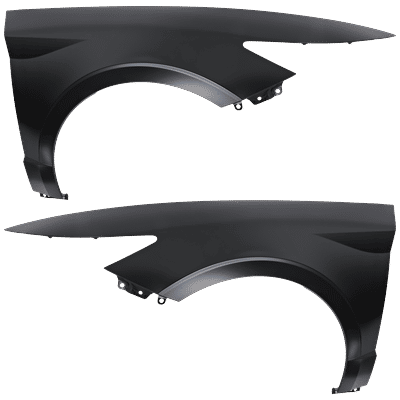 Replacement Fender Steel Primed, Front, Driver & Passenger Side, 1-year unlimited-mileage warranty SET-RH22010077