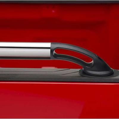 Putco Bed Rails Stainless Steel Black and Silver, 99812
