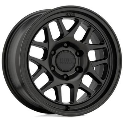 KMC Wheel Aluminum Satin Black, Lifetime Structural Limited Warranty With 1 Year On Finish KM71778568700
