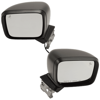 JC Whitney Mirror Textured Black, Driver & Passenger Side, 1-year limited warranty SET-JJP82ER-S