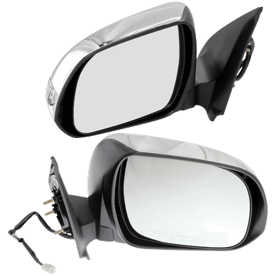 JC Whitney Mirror Chrome, Driver & Passenger Side, 1-year limited warranty SET-JTY12RC-S