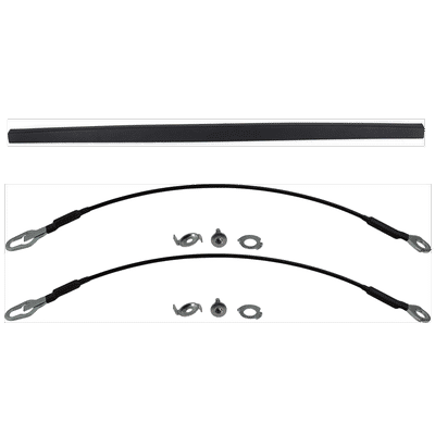 Replacement Tailgate Molding Black, 1-year unlimited-mileage warranty KIT-062424-C26