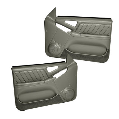 Coverlay Door Trim Panel Taupe Gray, Front, Driver or Passenger Side, Lifetime limited warranty 18-94F-TGR