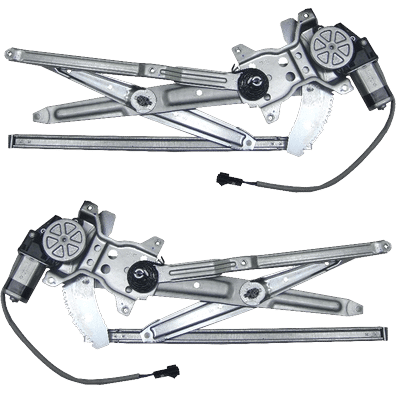 Replacement Window Regulator Power, Front, Driver & Passenger Side, 1-year unlimited-mileage warranty SET-T462929