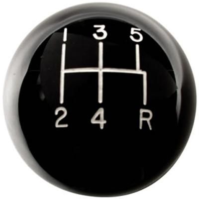 Hurst Shift Knob Plastic Black Round Classic Series, 1-year limited warranty 1630114