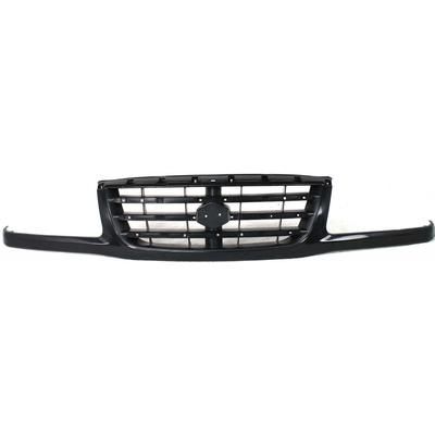Replacement Grille Assembly Plastic Painted Black Grille, 1-year unlimited-mileage warranty S070111