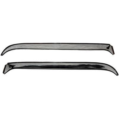 Ventshade Window Visor Stainless Steel Polished External Tape Mount Type Ventvisor Series, Front, 12688
