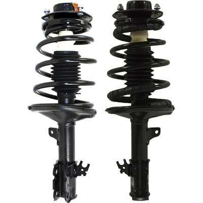 TrueDrive Shock Absorber & Strut Assembly Black Fully Loaded Strut, Front, Driver Passenger Side, SET-REPT280504