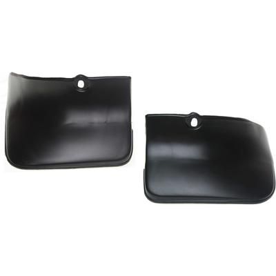 Replacement Mud Flaps Plastic Black, Rear, Driver & Passenger Side, 1-year unlimited-mileage warranty SET-T552905