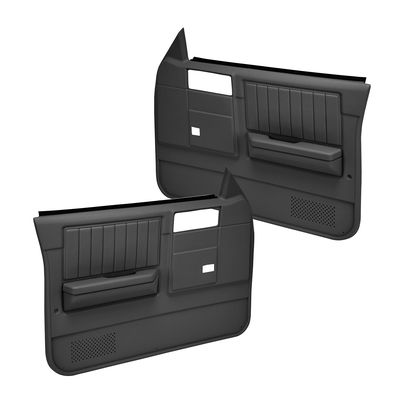 Coverlay Door Trim Panel Dark Gray Replacement Series, Front, Driver & Passenger Side, Lifetime limited warranty 18-45W-DGR