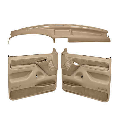 Coverlay Interior Restoration Kit ABS Plastic Neutral Dash Cap, Door Panel, Lifetime limited warranty 12-115C94F-NTL