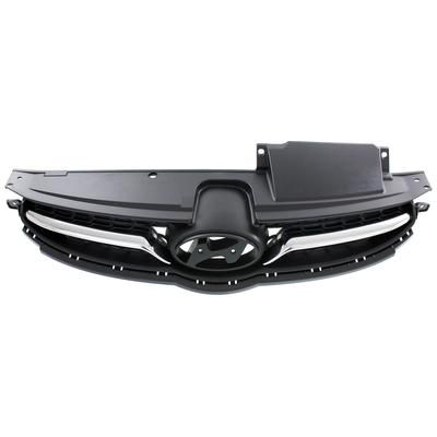Replacement Grille Assembly Plastic Gray Grille, 1-year unlimited-mileage warranty REPH070173