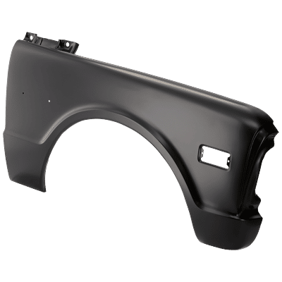 Replacement Fender Steel Primed, Front, Passenger Side, 1-year unlimited-mileage warranty 6801