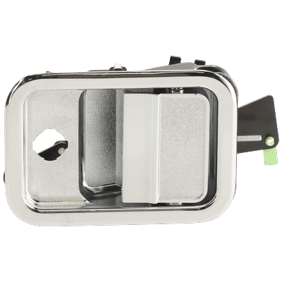 Replacement Exterior Door Handle Chrome, Front, Passenger Side, 1-year unlimited-mileage warranty REPFL462103