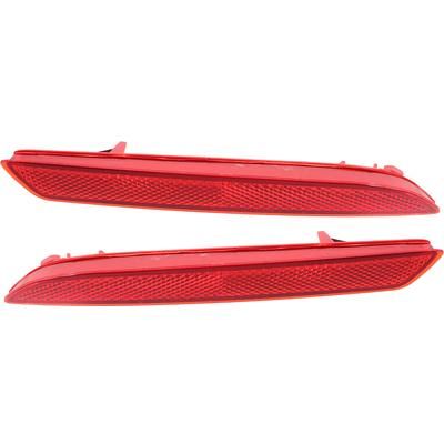 Replacement Bumper Reflector, Rear, Driver & Passenger Side, 1-year unlimited-mileage warranty SET-REPH731907