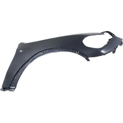 Replacement Fender Fiberglass Primed, Front, Passenger Side, 1-year unlimited-mileage warranty REPB220167