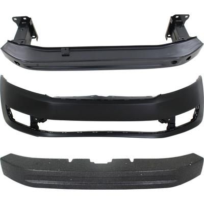 Replacement Bumper Reinforcement Steel, Front, 1-year unlimited-mileage warranty KIT-60615-77