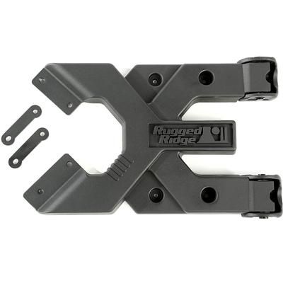 Rugged Ridge Spare Tire Carrier Aluminum Powdercoated Black Spartacus Series, 5-year limited warranty 11546.51