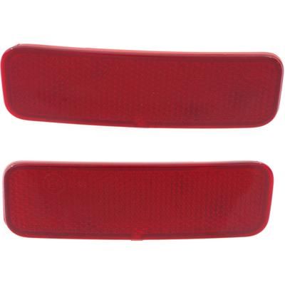 Replacement Bumper Reflector, Rear, Driver & Passenger Side, 1-year unlimited-mileage warranty SET-REPF734907Q