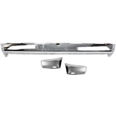 Replacement Step Bumper Steel Chrome, 1-year unlimited-mileage warranty KIT-110916-46