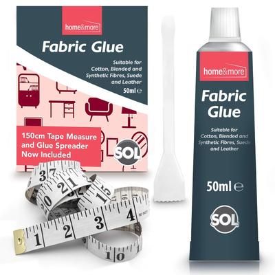 TEMU Extra Strong Fabric Glue 50ml | Washable Adhesive Repair Hemming Sewing Textile