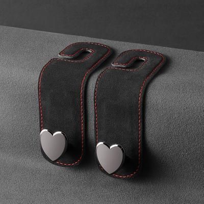 TEMU 2pcs Car Seat Hooks, Shaped High-end Hooks, Car Brackets, Rear Seat Organizers, Car Clips, Interior Accessories, Handbags, Wallets, Jackets, Storage Racks For Car Rv